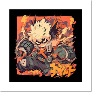 bakugo Posters and Art